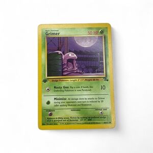 ✨️1st Edition Vintage 90s Grimer Pokemon Trading Card